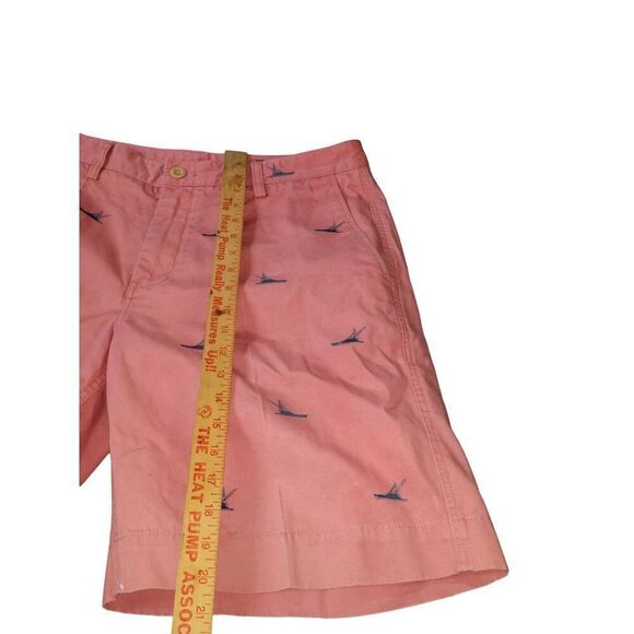 Vineyard Vines Island Short Chino Men Sz 36‎ Salmon Travel Summer Casualwear - Picture 3 of 10